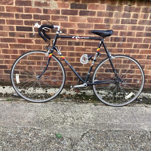 Vintage Emmelle Clipper bicycle, classic road bike for collectors.