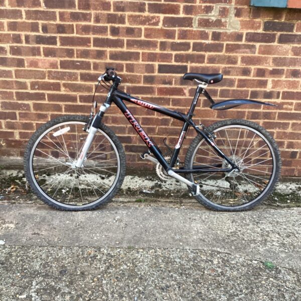 Vintage Trek 4900 mountain bike in used condition.