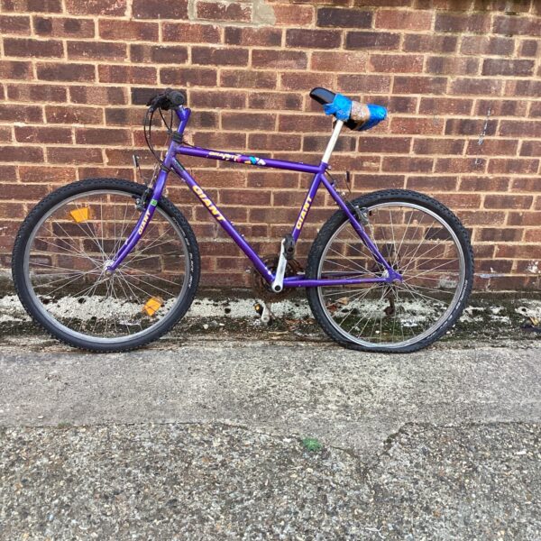 Purple vintage Giant Granite mountain bike, 1990s