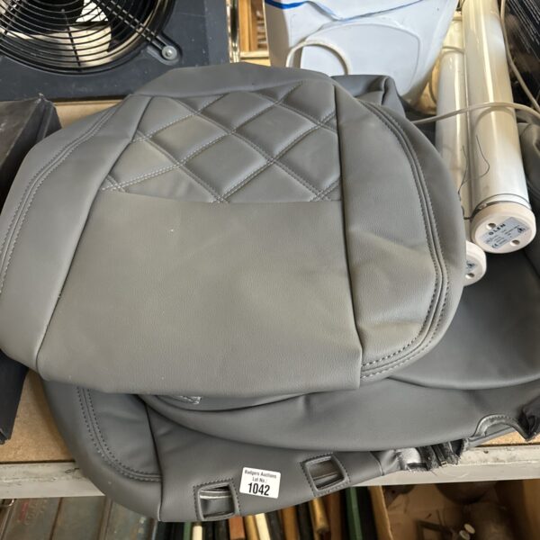 Used Ford Transit Custom seat covers for van protection.
