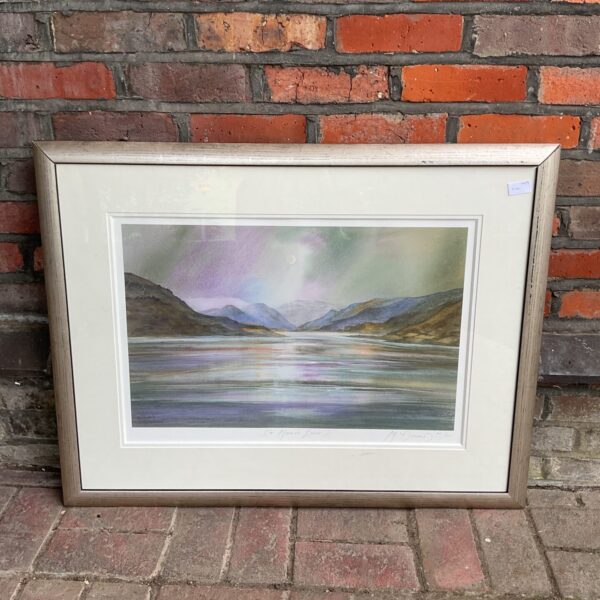 Signed limited edition print of St Mary’s Loch by McDonald.