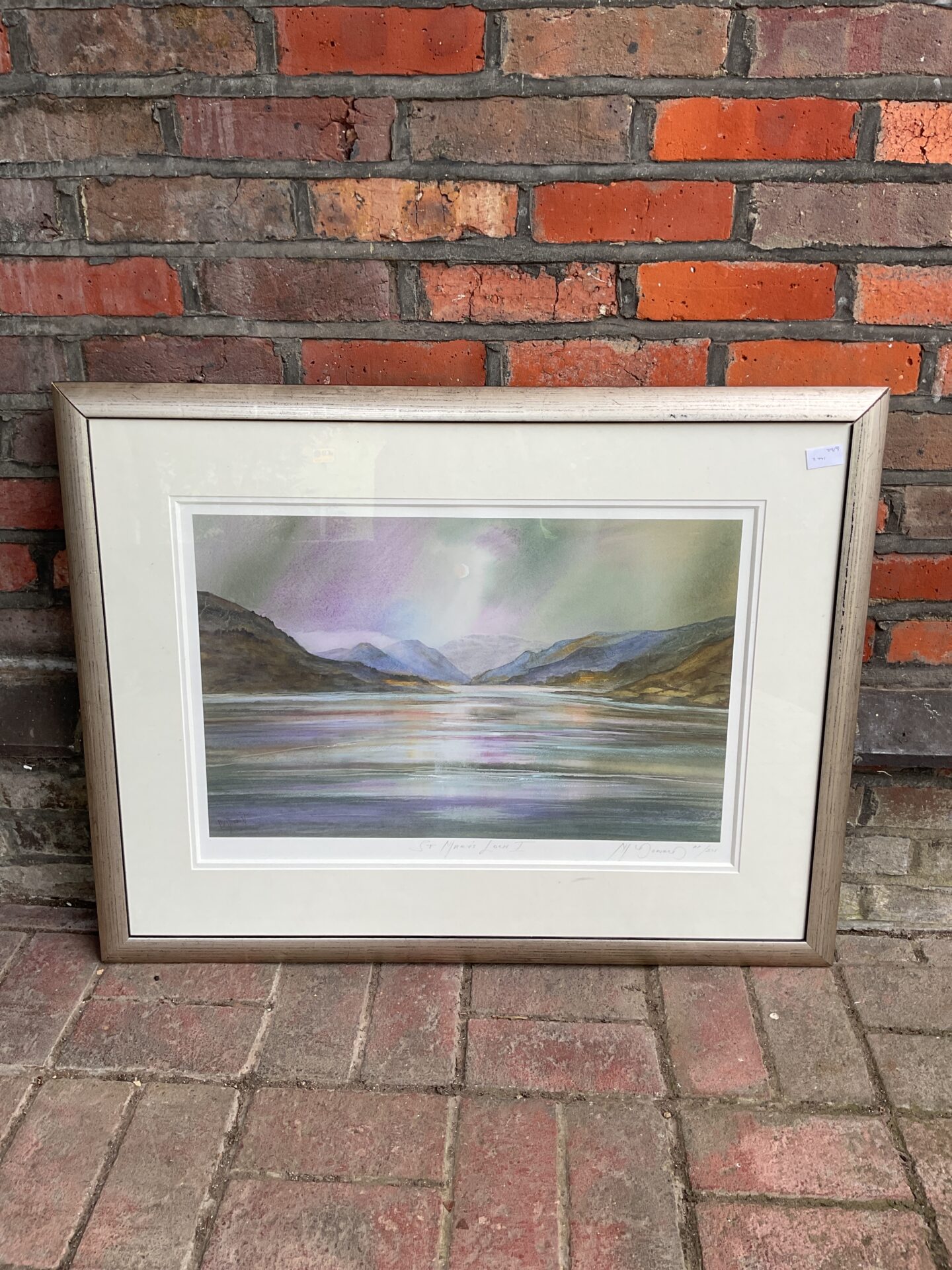 001 Large McDonald signed artist proof limited edition print of st Mary’s loch