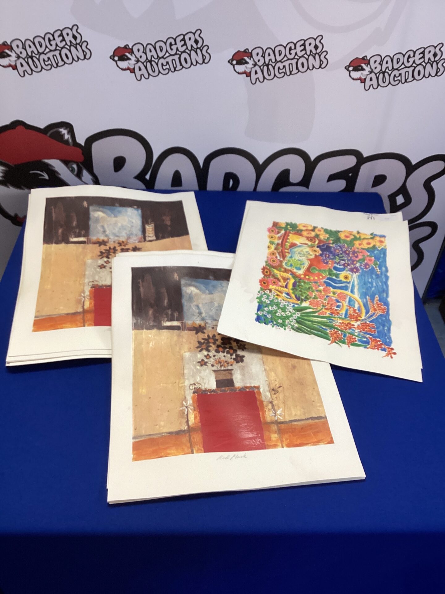 211 Quantity of Unframed prints