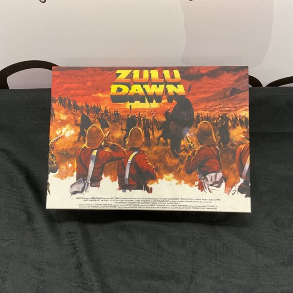 Rare Zulu Dawn limited edition box set number 04718, collectible film memorabilia.