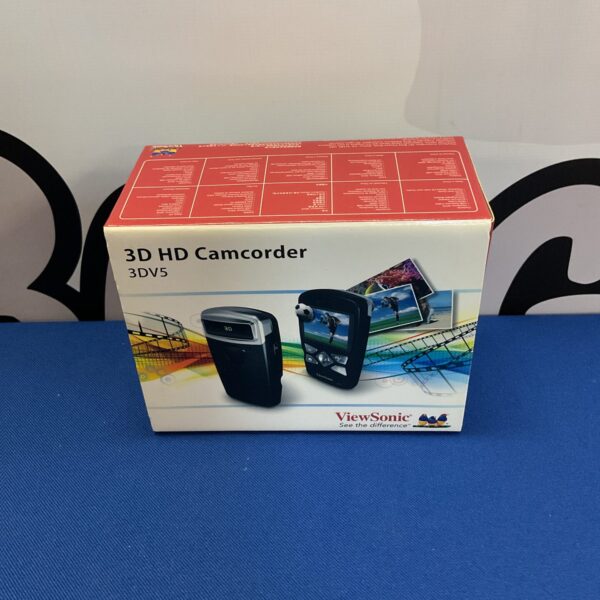 Viewsonic 3D camcorder, vintage handheld digital camera for immersive video.