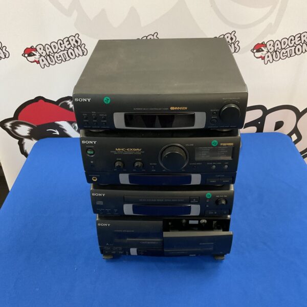 Vintage Sony MHC-EX9AV mini hifi system, a compact stereo component.