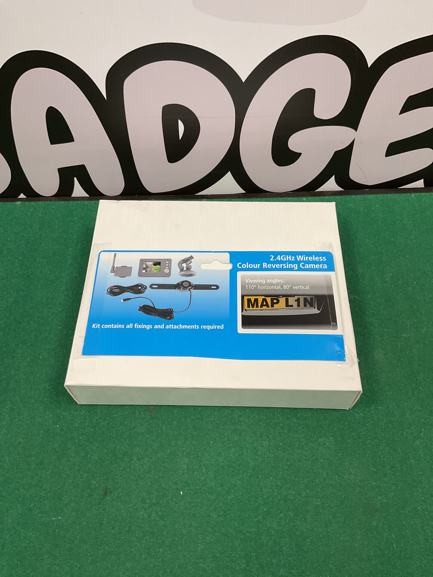 108 2.4ghz wireless colour reversing camera car kit with display