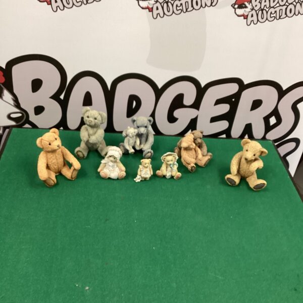 Sharrett and Simpson bear collection, miniature character bears.