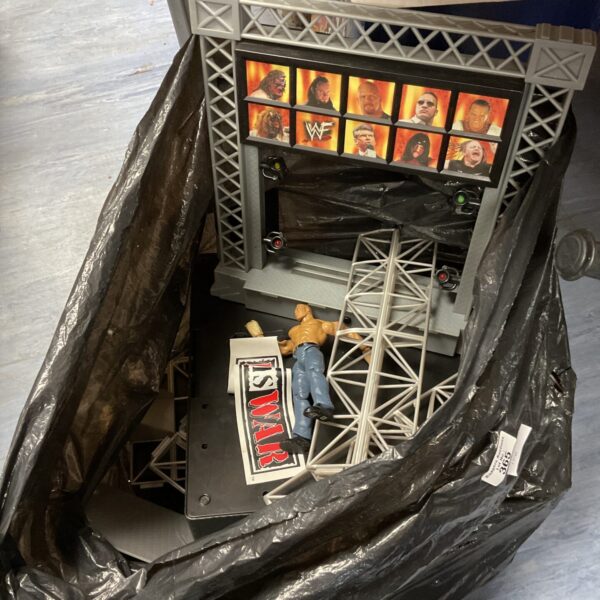 WWE wrestling sets and parts lot for collectors.