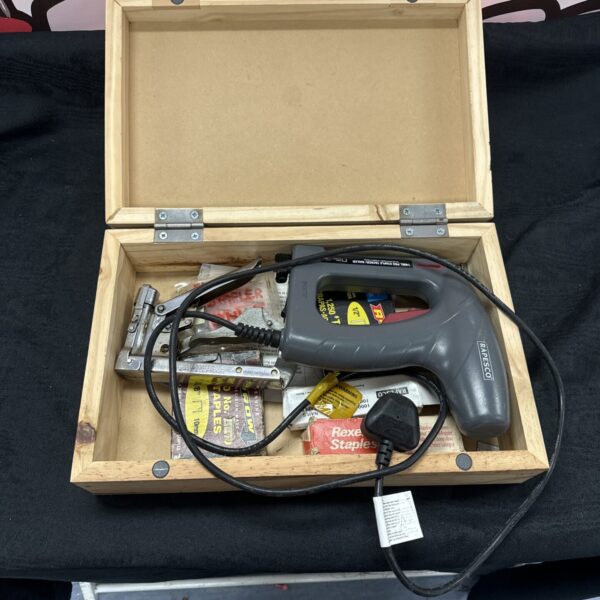 Vintage Rapesco electric stapler with rosetto auto tacker.