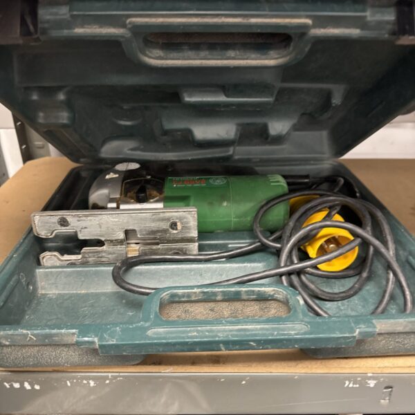 Vintage Hitachi CJ65V2 jigsaw power tool in untested condition.