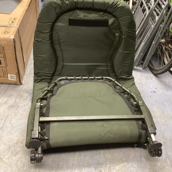 Wintex Vision folding camp bed, showing the folded portable bed.