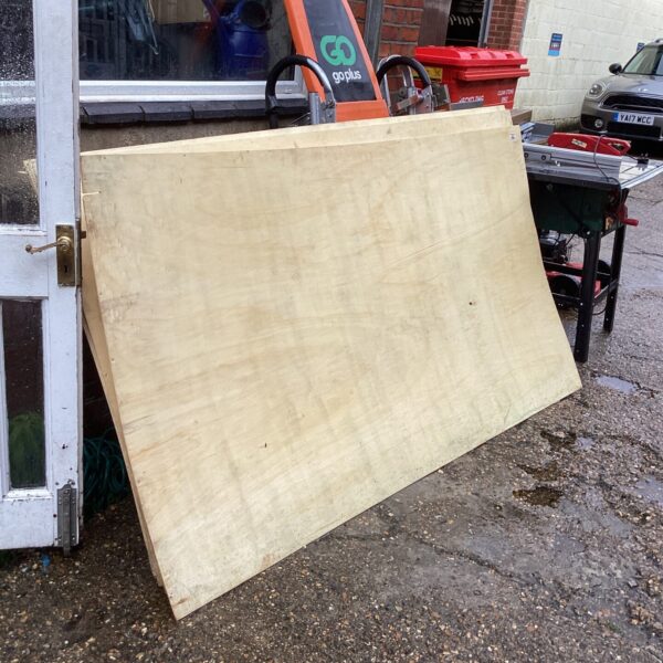 Lot of four plywood sheets for DIY projects.