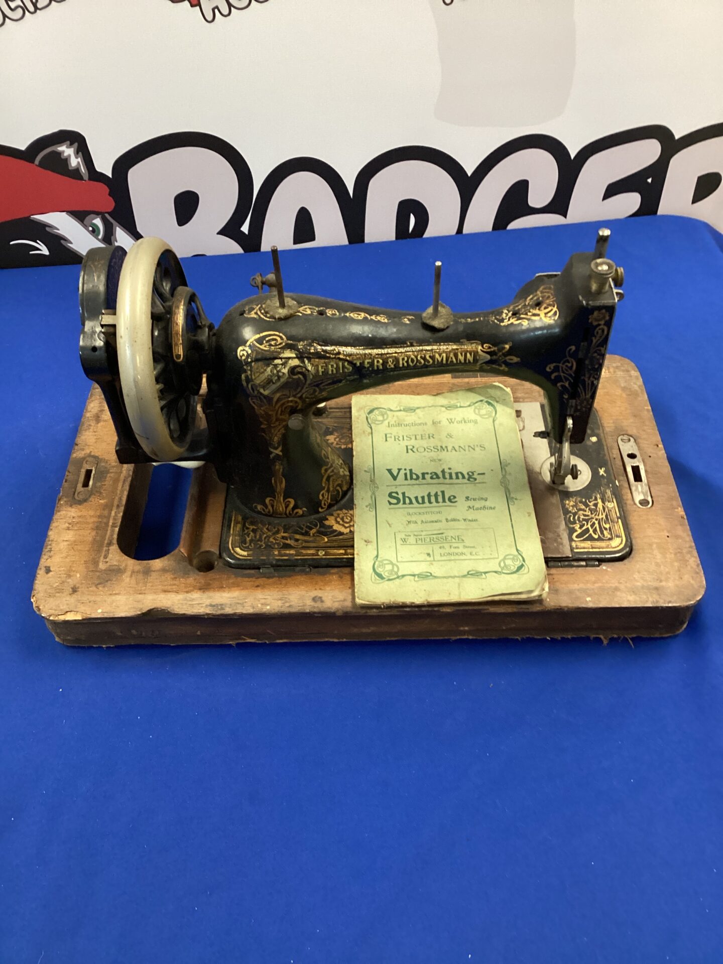 595 Vintage frister & rossmann’s sewing machine
