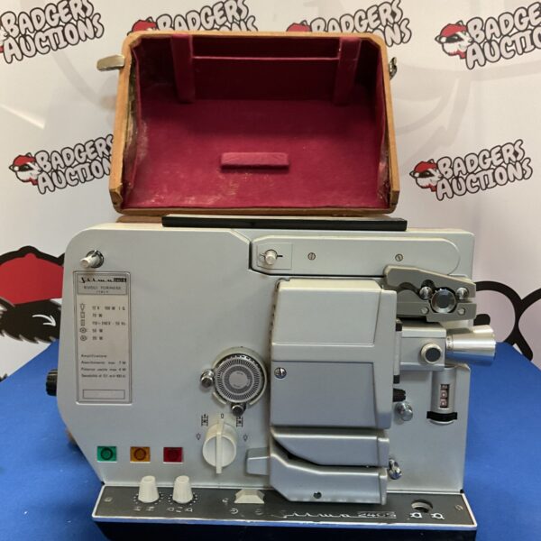 Vintage Silwa 240s 8mm film projector in original condition.
