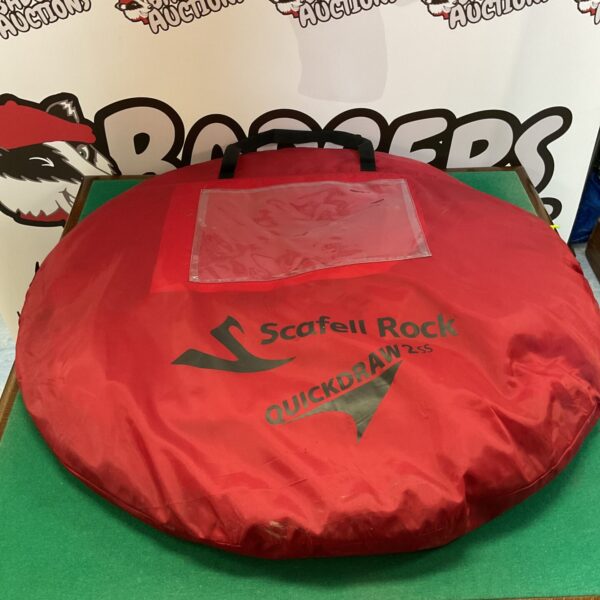 Used Scafell Quickdraw 2SS pop-up tent for camping.