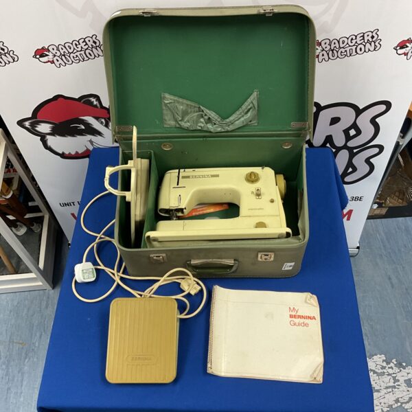 Vintage Bernina Minimatic 707 sewing machine in its case.