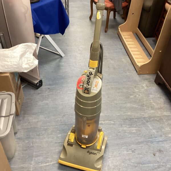 Vintage Dyson DC07 vacuum cleaner in as-found condition.
