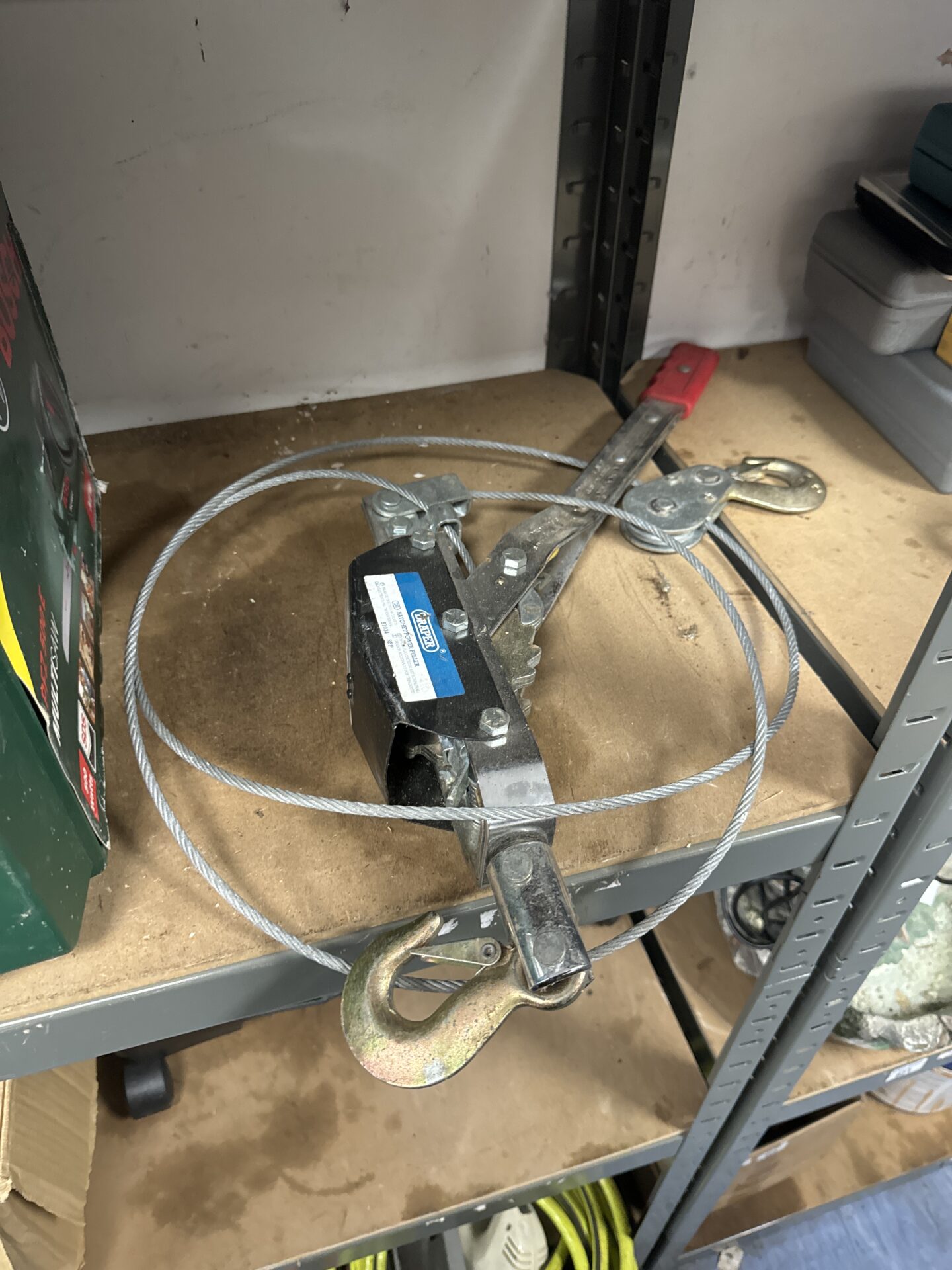 829 Draper ratchet winch