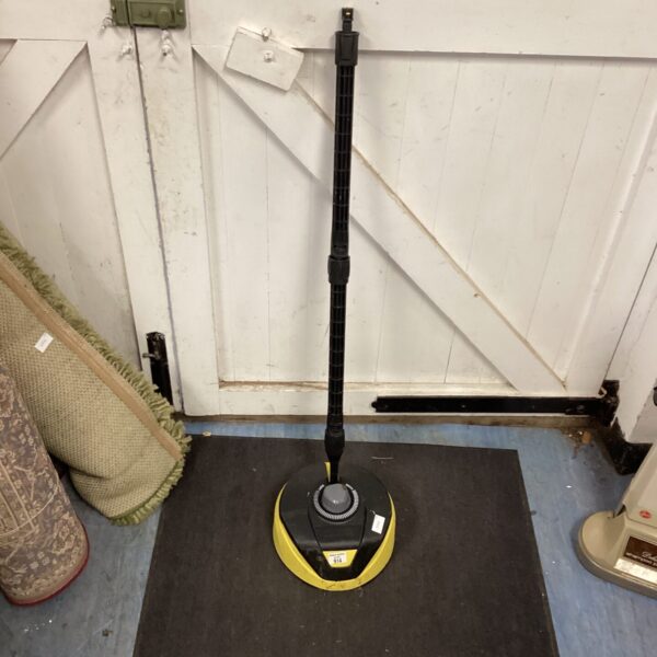 Karcher patio cleaner attachment for pressure washers, showing signs of use.