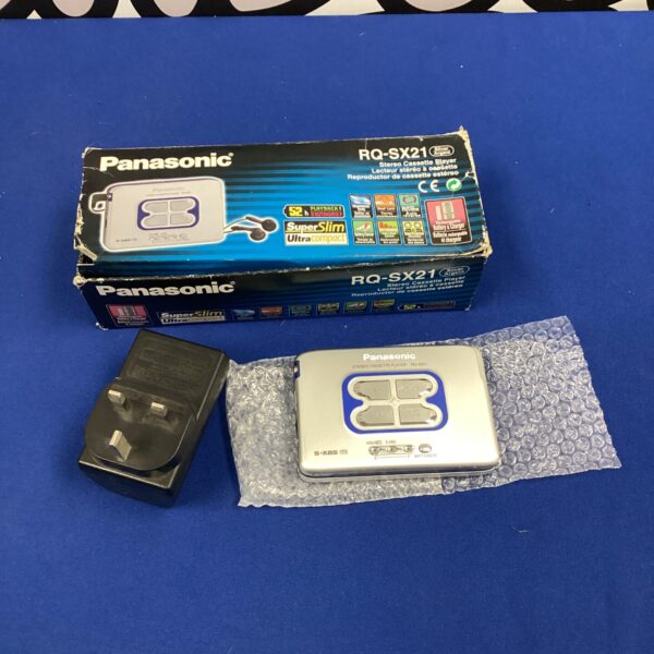 Vintage Panasonic RQ-SX21 cassette player in used condition.