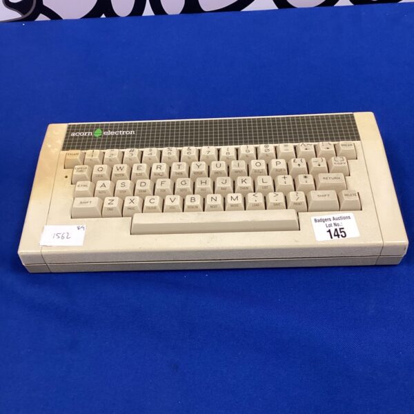 Vintage Acorn Electron computer, a classic 1980s home computer.