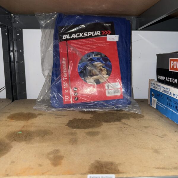 New blackspur 10ft x 12ft tarpaulin