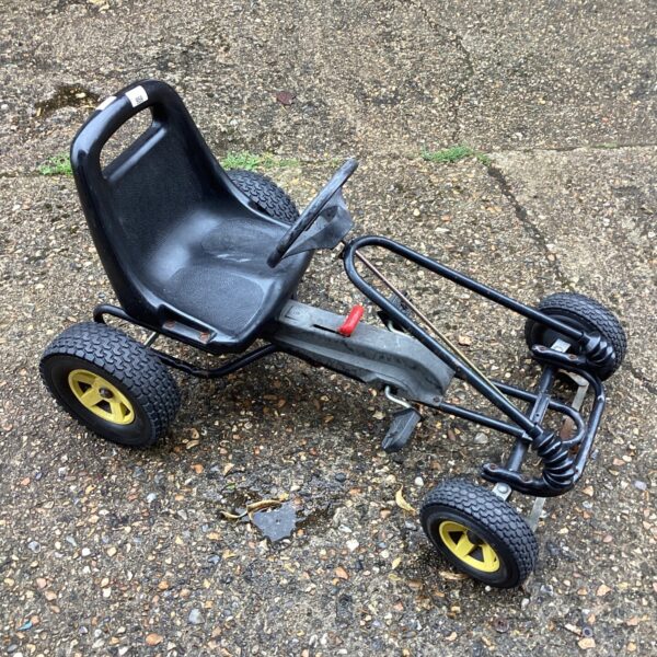 Vintage Ketter go kart for children's outdoor play.