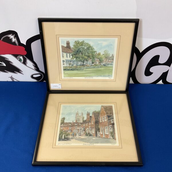 Pair of limited edition Philip Martin prints of Beaconsfield.