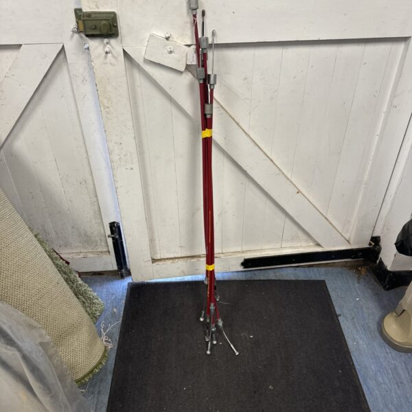 Selection of used boat trailer brake cables for marine trailers.