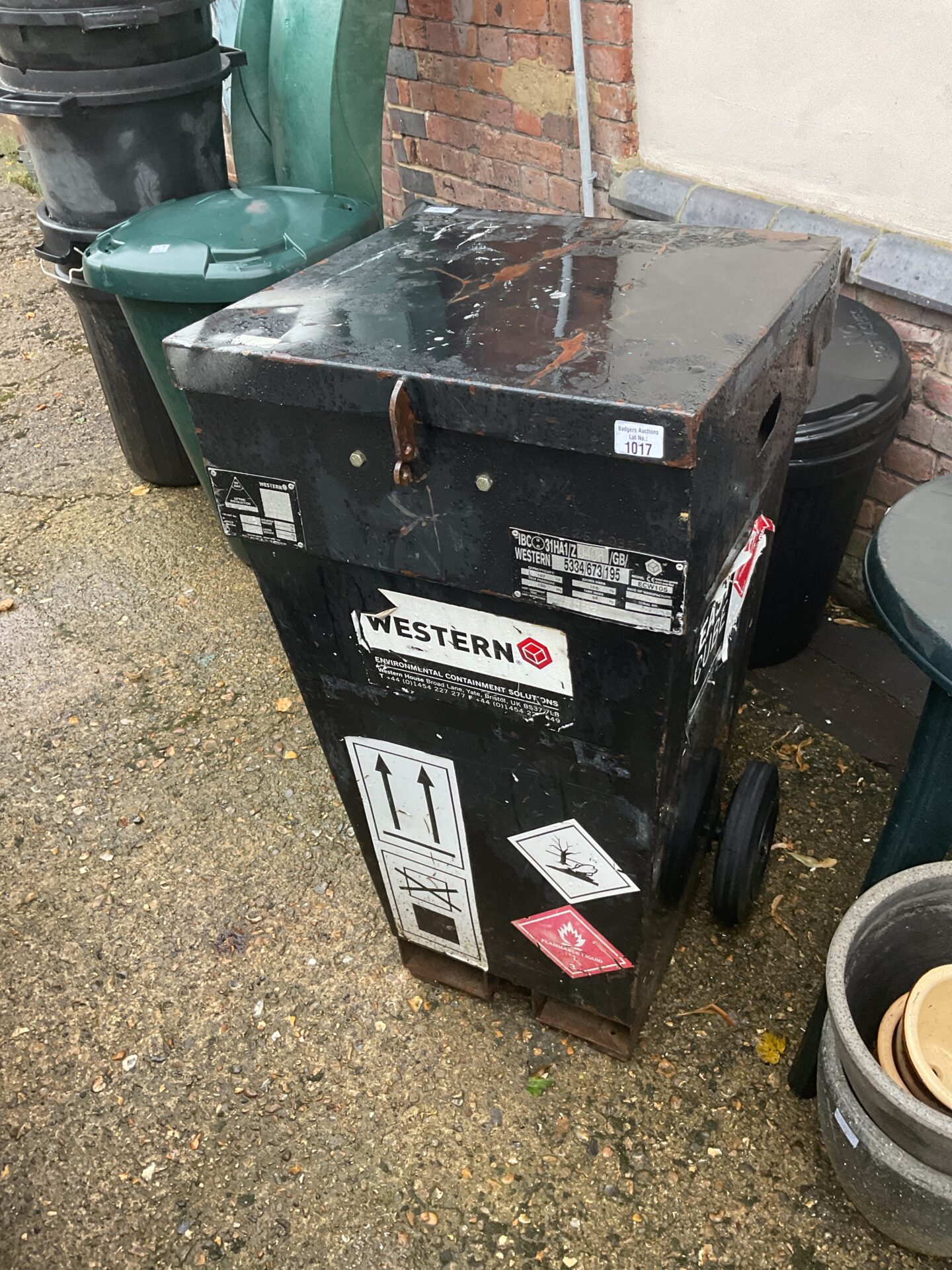1017 Western commercial yard diesel pump
