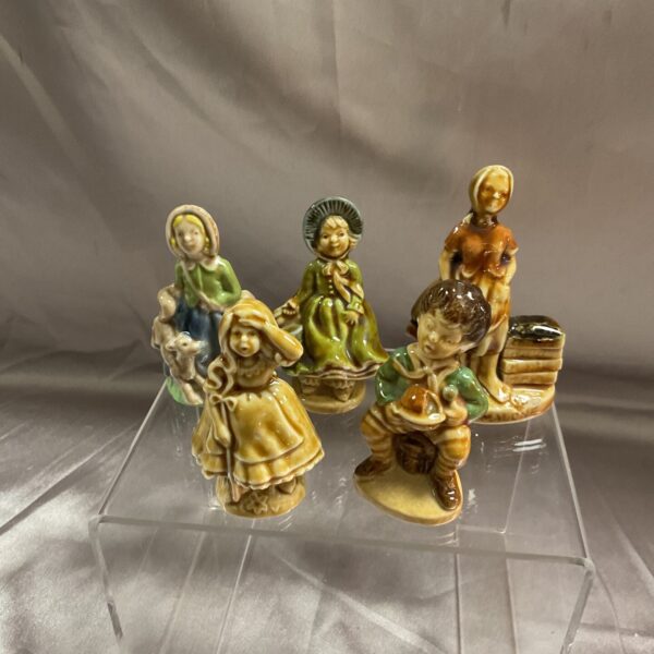 Vintage Wade Whimsey Nursery Rhyme figures in a colourful lot.