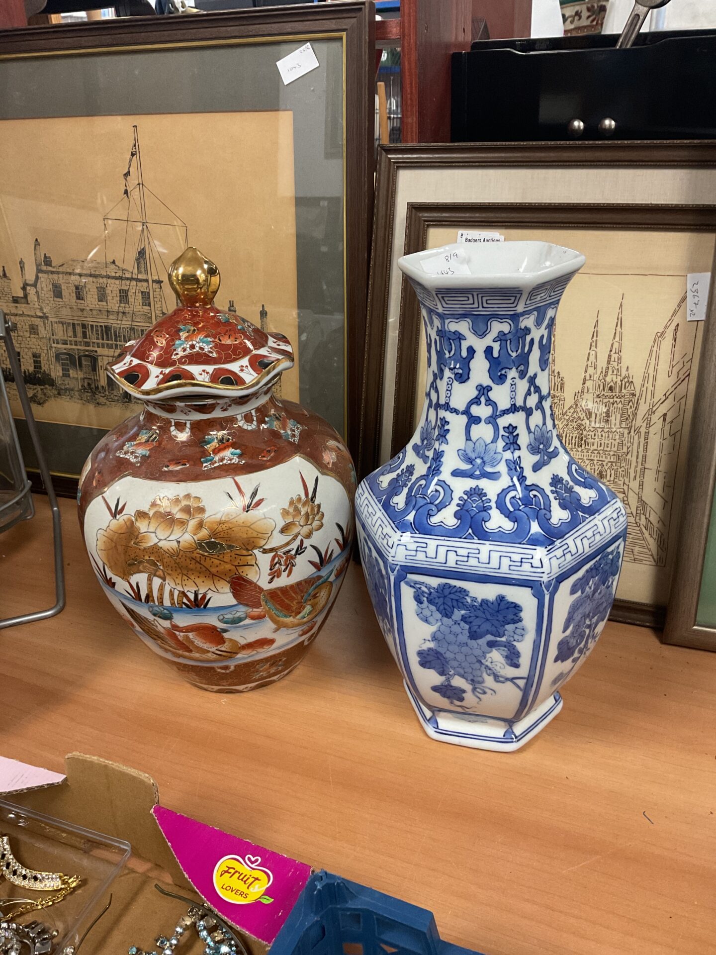 229 Two Decorative Chinese Porcelain Vases