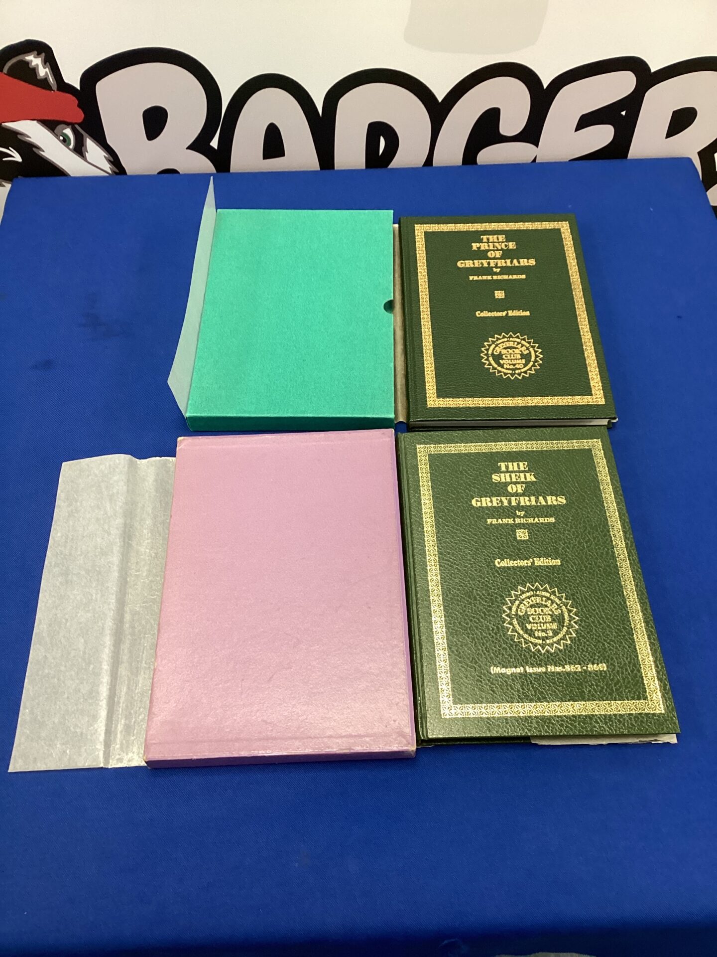 541 two frank richards greyfriars books ltd ed signed books