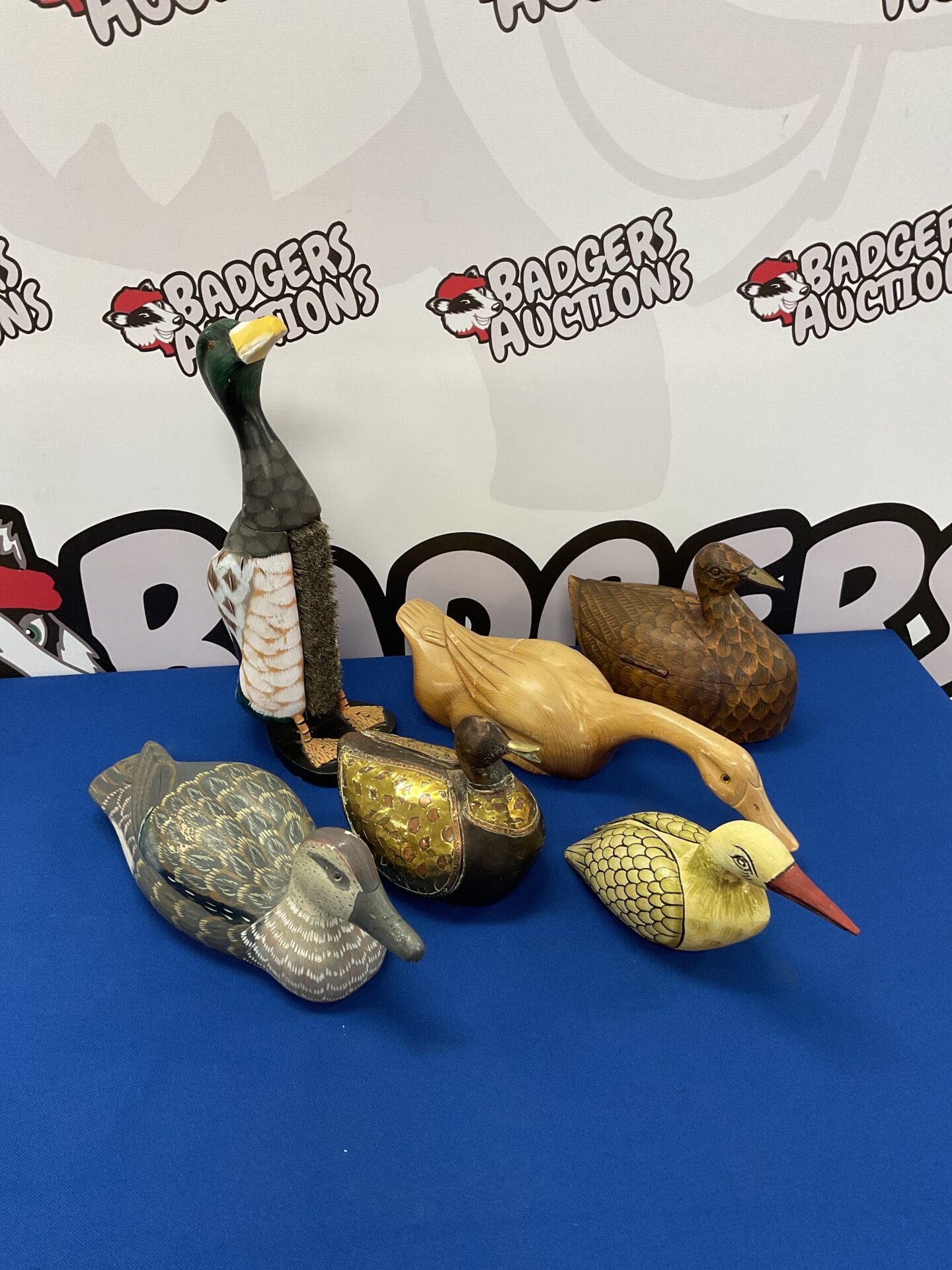 007 Collection of wooden ducks