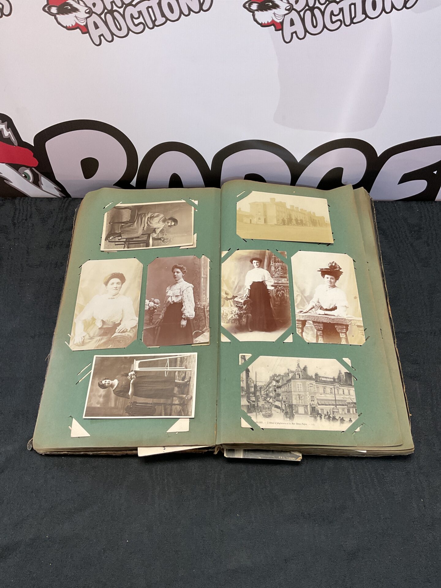 021 Victorian postcard & photo album