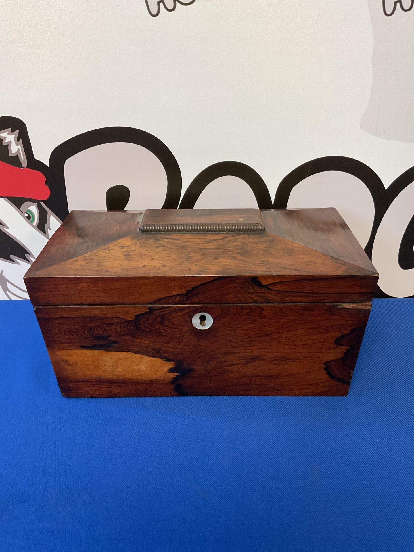 029 Antique Georgian tea caddy
