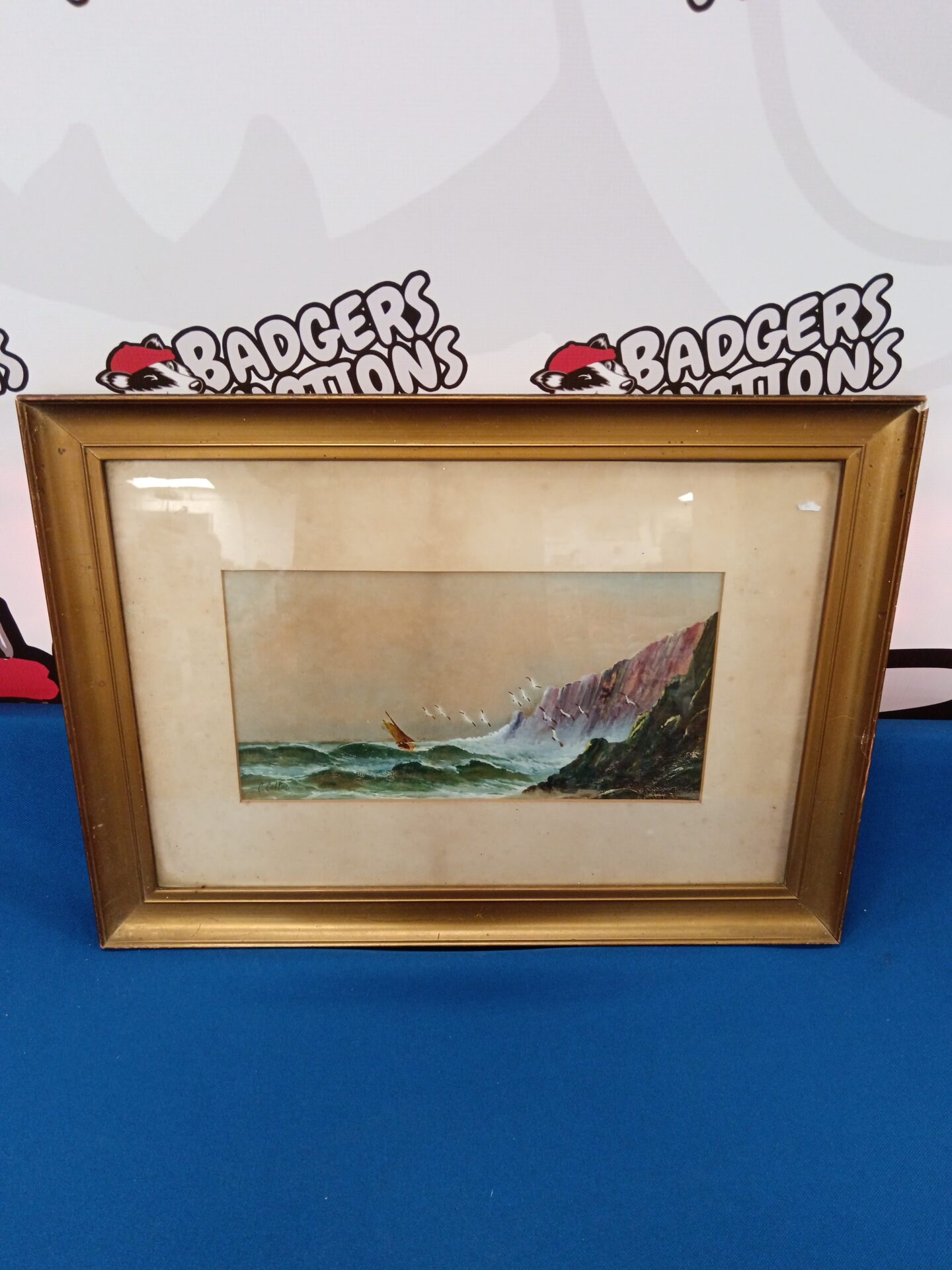 644 Original c Colton seascape oil painting