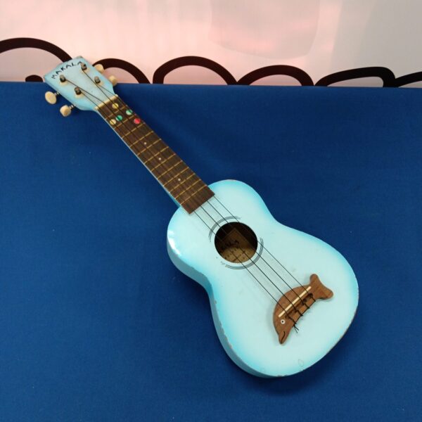 Blue Makala 1010 soprano ukulele, musical instrument for beginners.