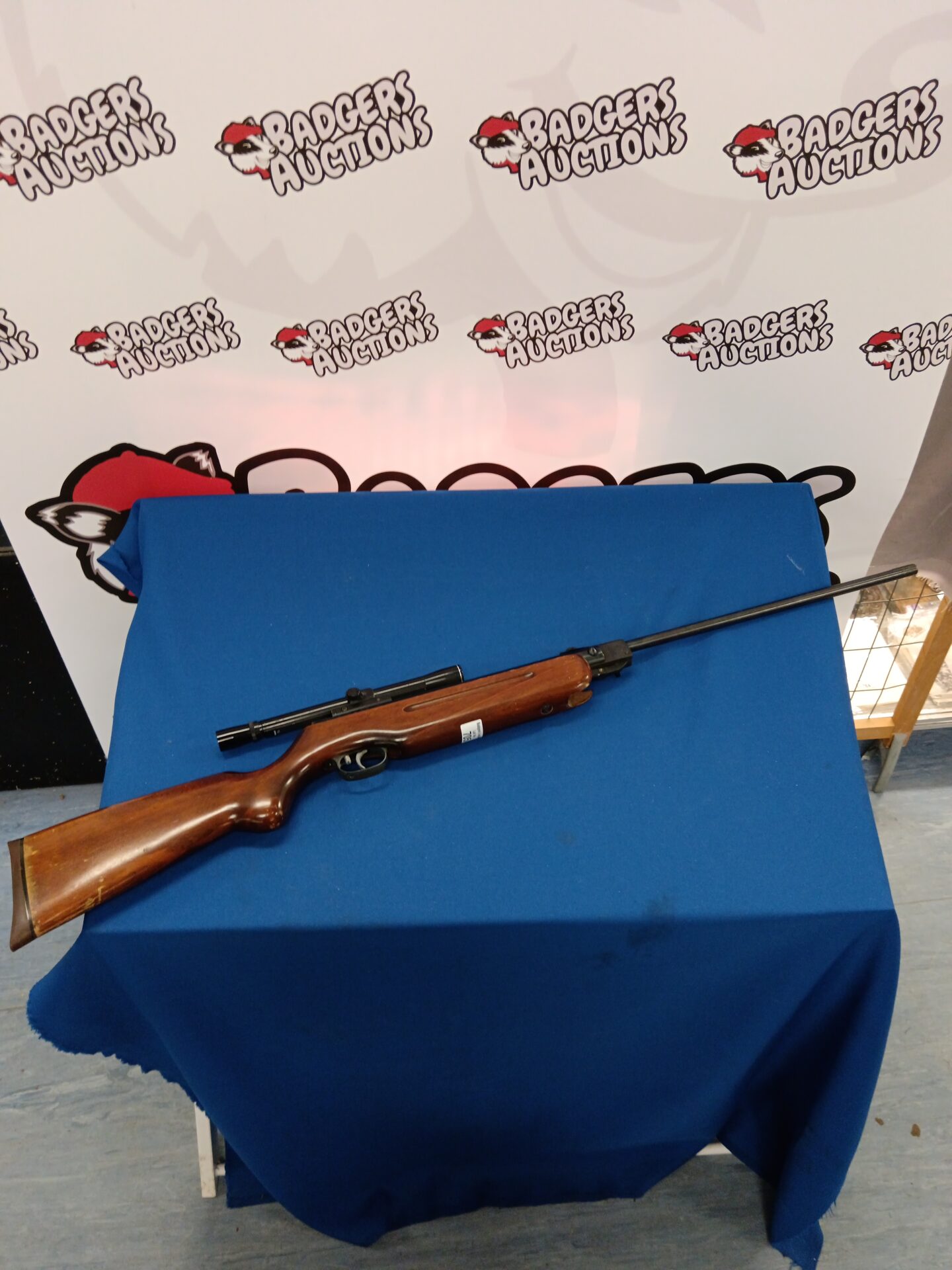 705 Weihrauch hw35 .22 cal air rifle with scope