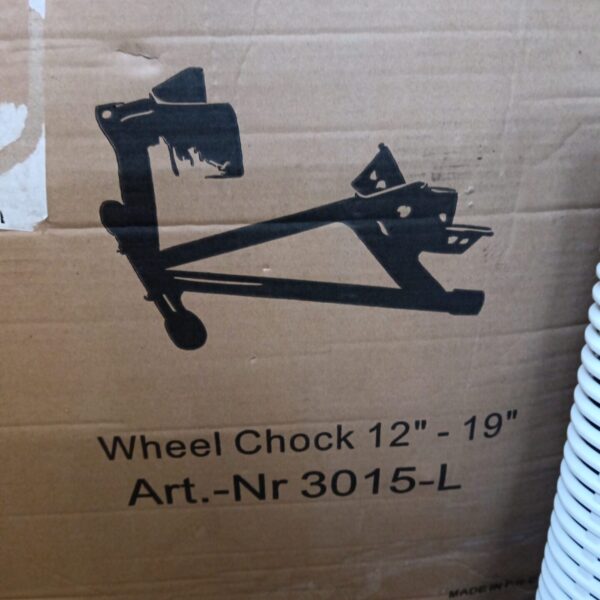 New 12"-19" wheel chock