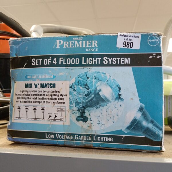 Altec Premier floodlight system set of four in original packaging.