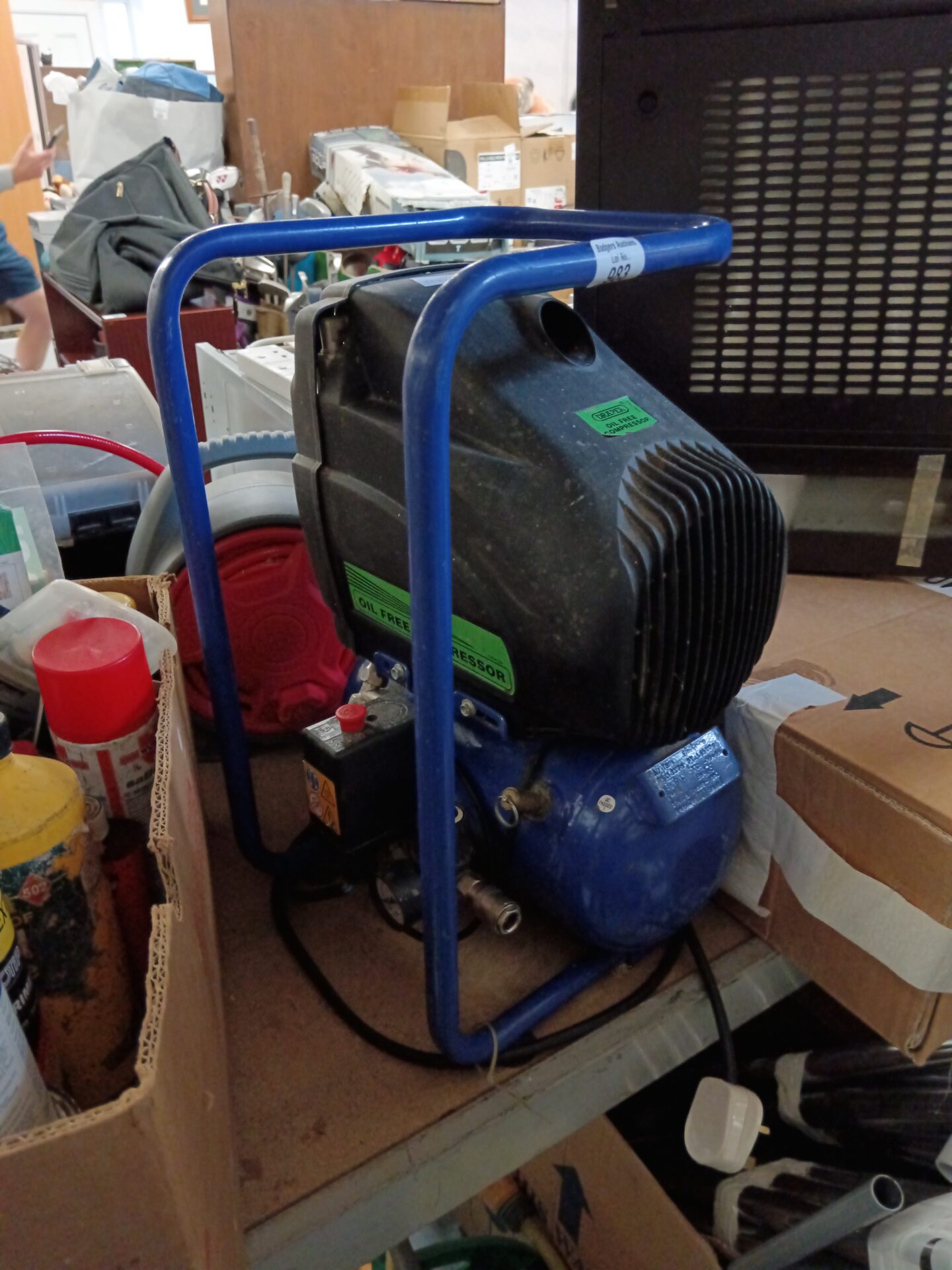 983 Draper oil free air compressor