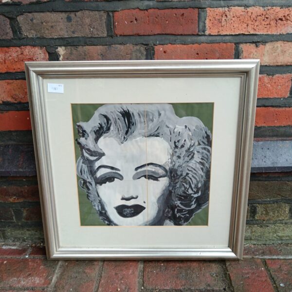 Vintage watercolour portrait of Marilyn Monroe, capturing Hollywood glamour.