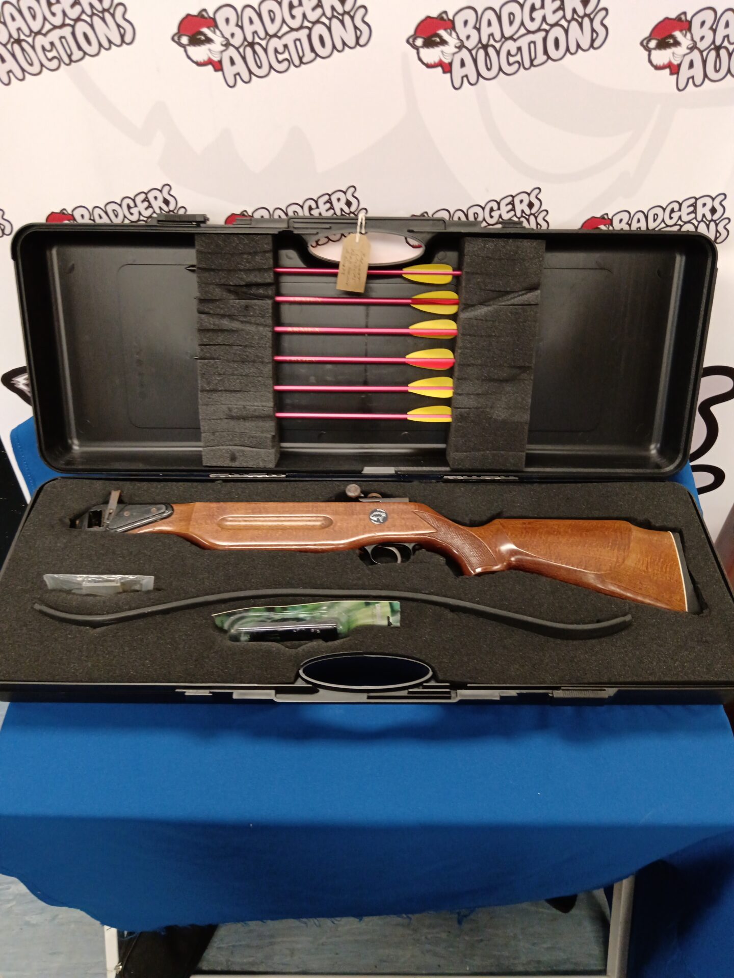 769 Barnett wildcat crossbow with string & bolts in Avalon case