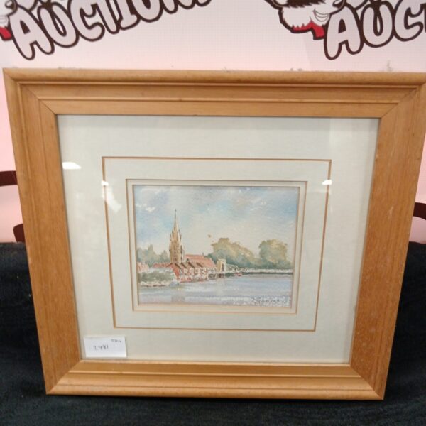 Jill Graves watercolour painting of Marlow All Saints Church.
