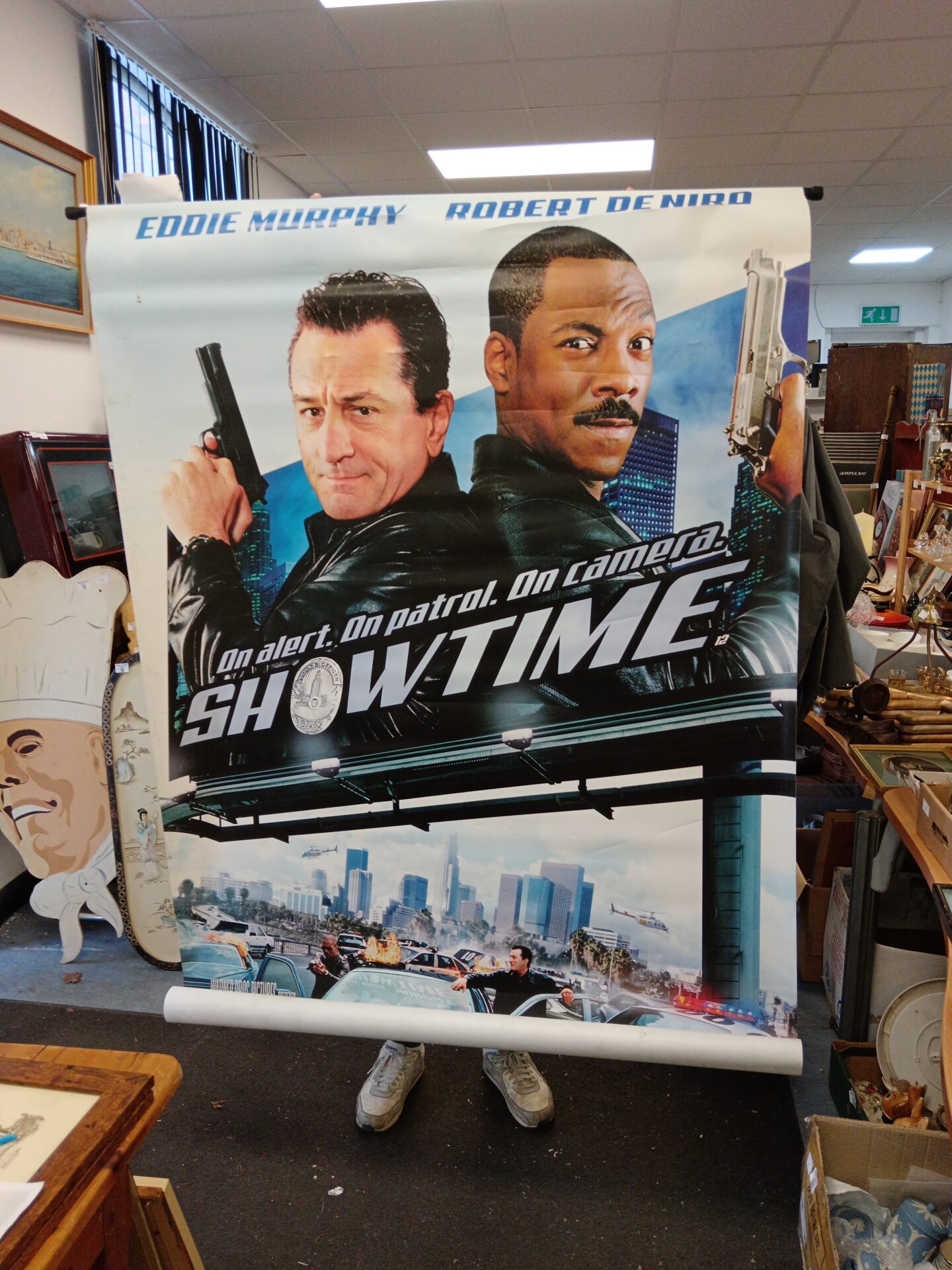 712 Showtime cinema lobby poster starring Robert de niro & Eddie Murphy