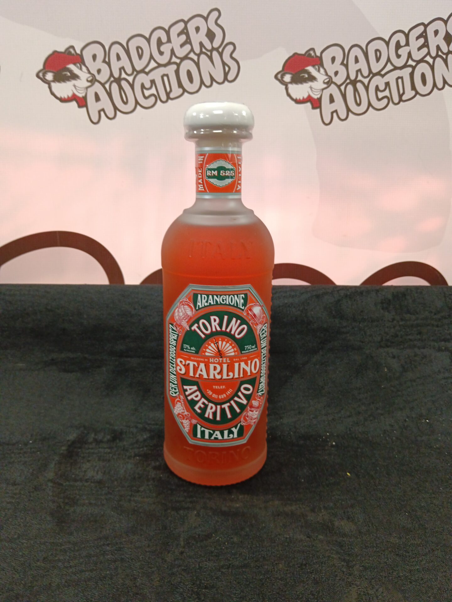 896 Sealed bottle of hotel starlino Torino apertivo