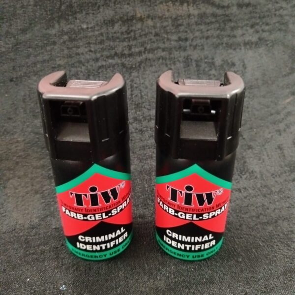 Vintage Tiw Farb Gel Spray criminal identifier for forensic use.