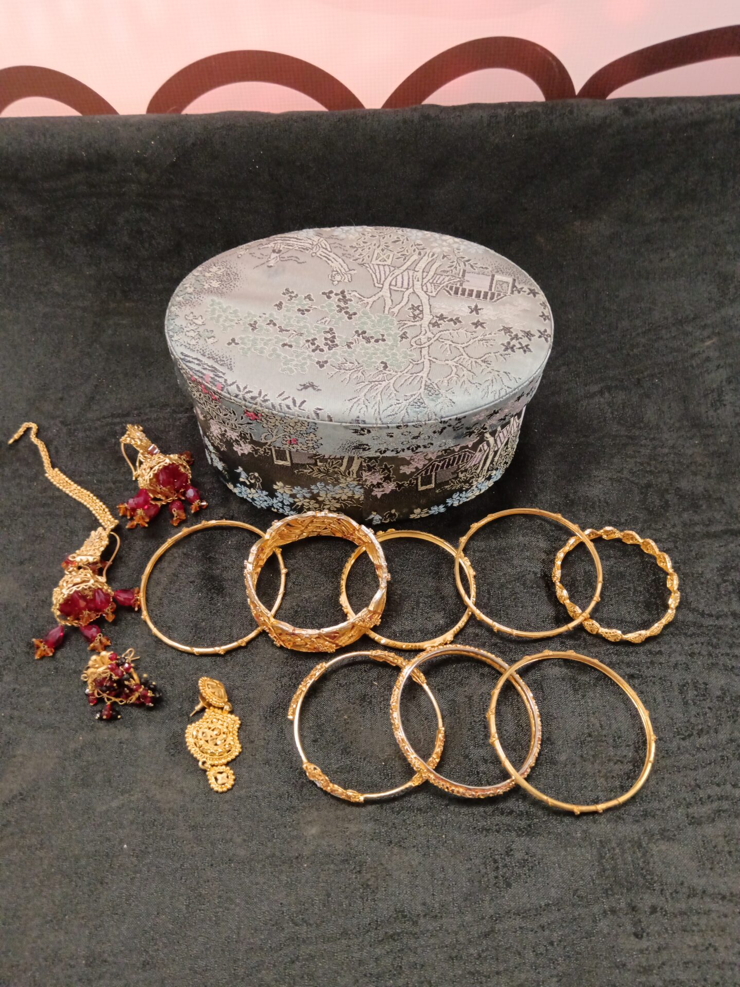 778 22ct gold plated Indian jewellery